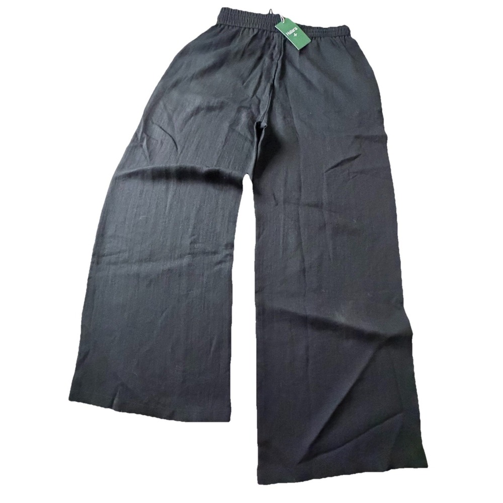 Halara Womens Pants Black‎ Medium High Rise Wide Leg Athliesure Polyester Blend
